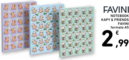 Notebook Kapy & Friends formato A5