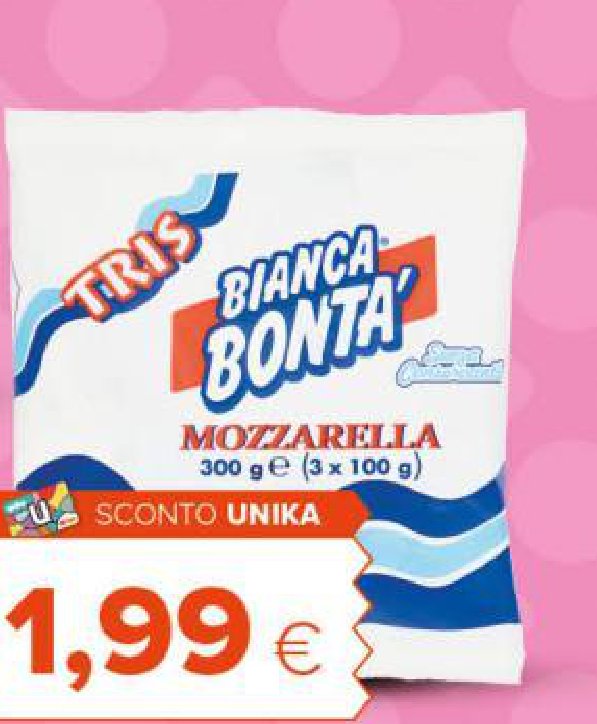 Bocconcini Bianca Bontà 3 pezzi - 300 g