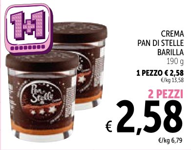 Crema Pan di Stelle Barilla, 190 g