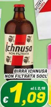 Ichnusa Birra Ichnusa non filtrata 50 cl