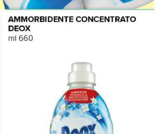 Ammorbidente concentrato Deox 660 ml