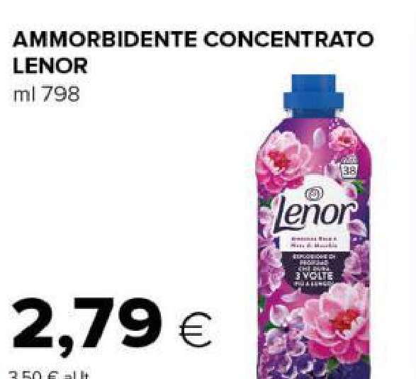 Ammorbidente concentrato, 798 ml