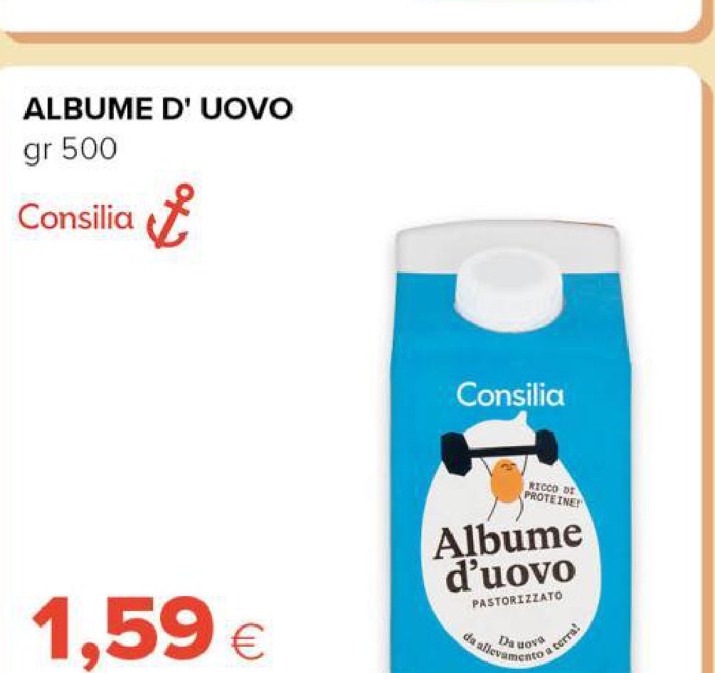 Albume d'uovo pastorizzato - 500 g
