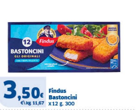 Bastoncini x12 g. 300