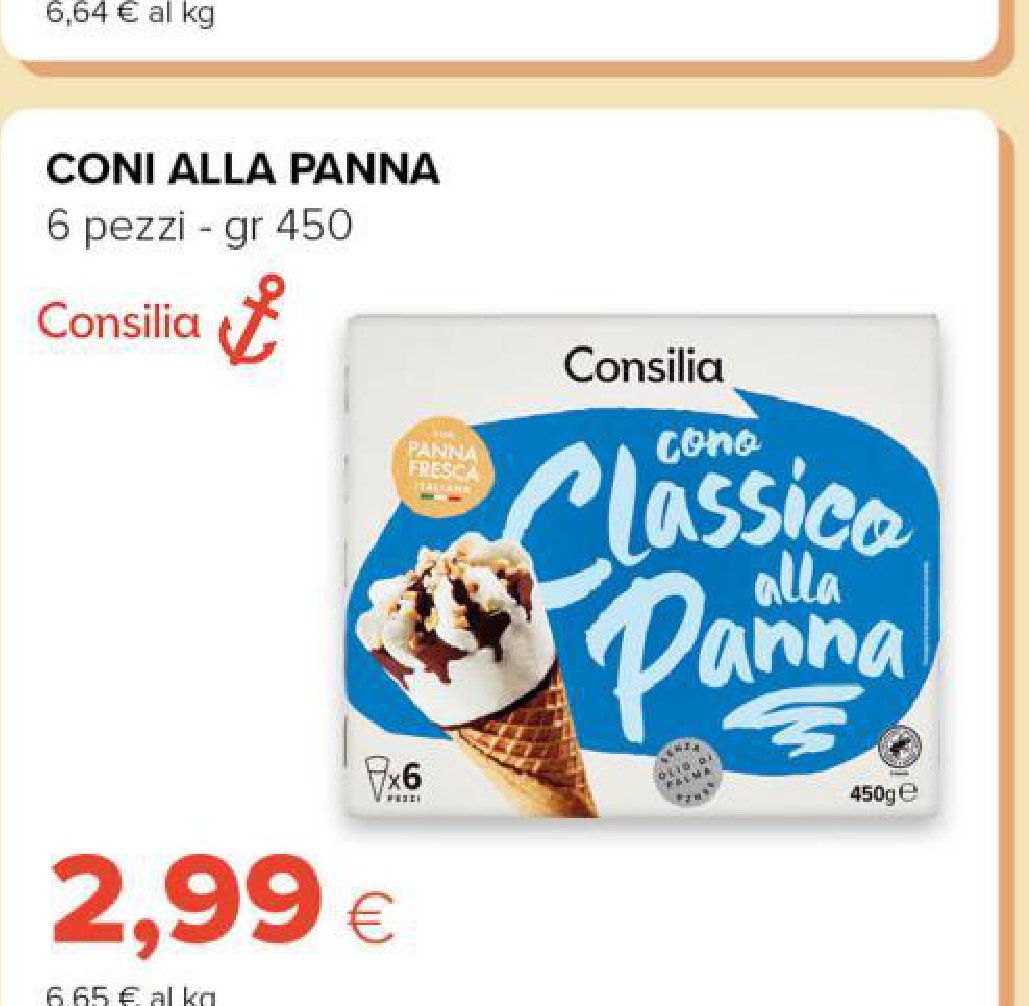 Coni alla Panna