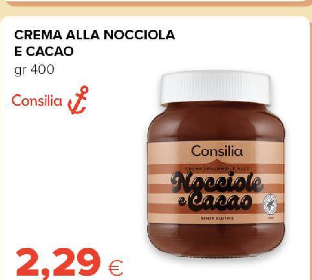 Crema alla nocciola e cacao 400 g