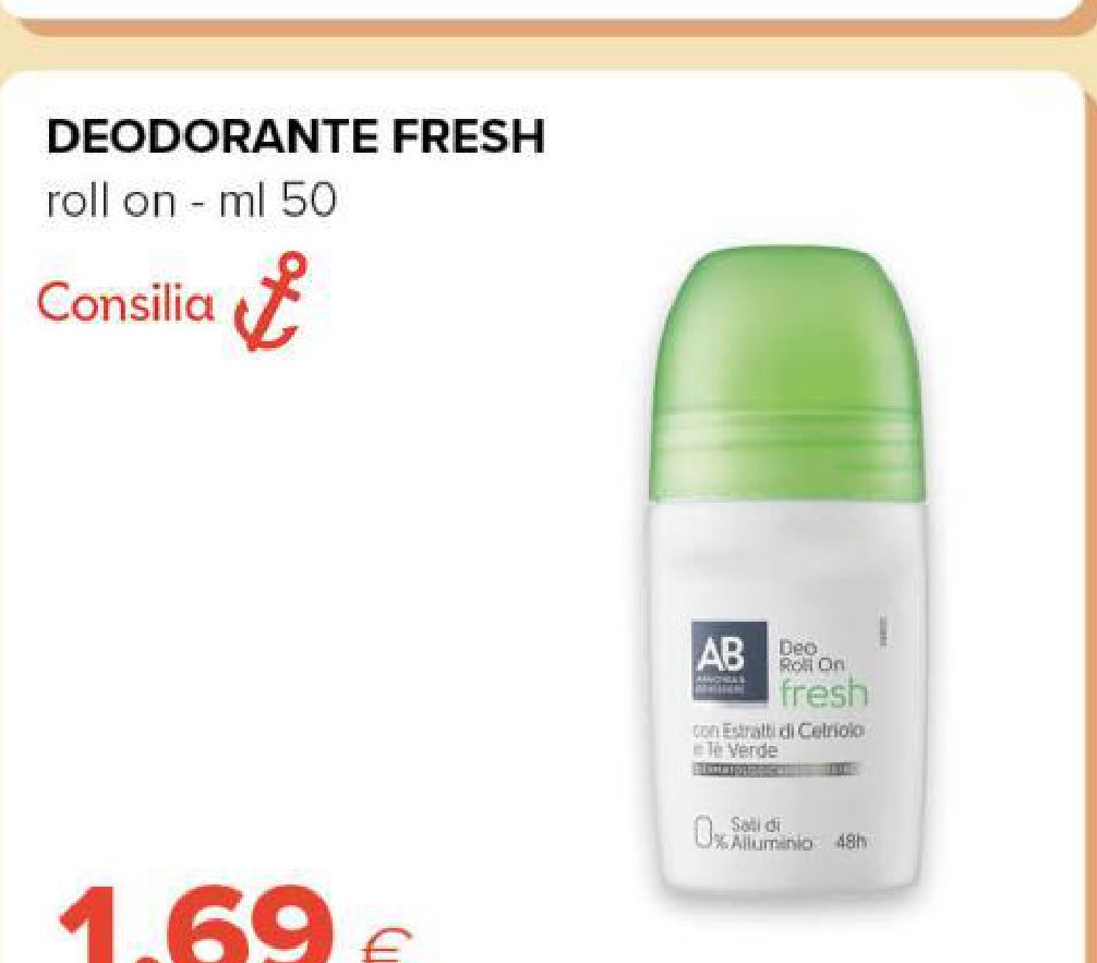 Deodorante Fresh roll on 50 ml