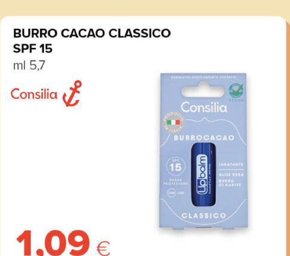 Burro cacao classico SPF 15 5,7 ml