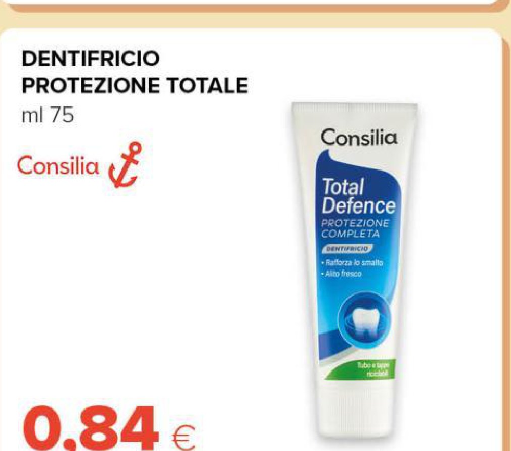 Dentifricio Protezione Totale 75 ml