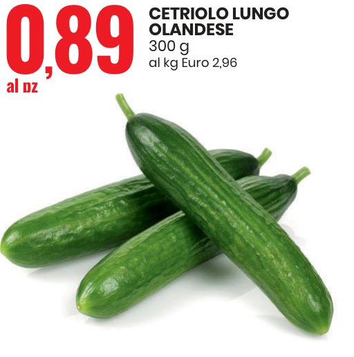 Cetriolo lungo olandese 300 g