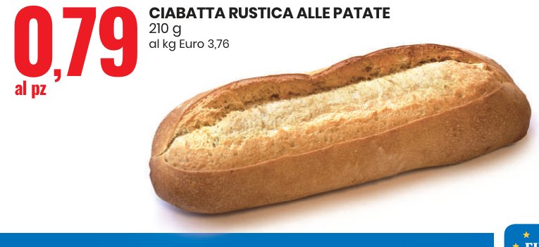 Ciabatta rustica alle patate 210 g