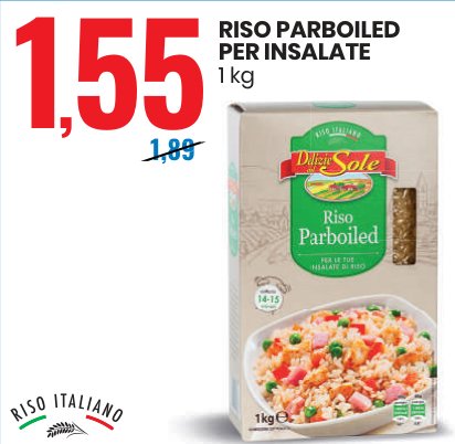 Riso parboiled per insalate