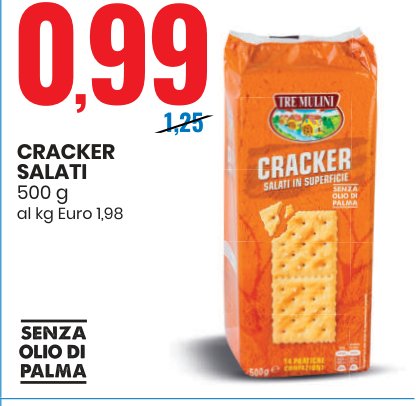 Cracker salati 500 g