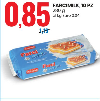 Farcimilk, 10 pezzi 280 g