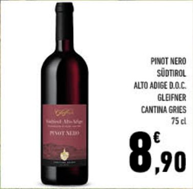 Pinot Nero Südtirol Alto Adige D.O.C. Gleifner, 75 cl