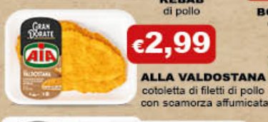 Alla valdostana, cotoletta di filetti di pollo con scamorza affumicata