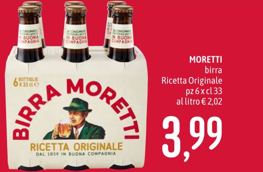 Birra Ricetta Originale 6 x 33 cl