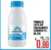 Latte UHT parzialmente scremato