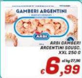 Gamberi argentini sgusciati XXL 250 g