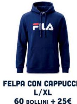 Felpa con cappuccio L/XL