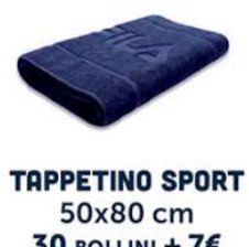 Tappetino sport 50x80 cm