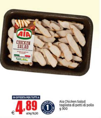 Chicken Salad, tagliato di petti di pollo g 300
