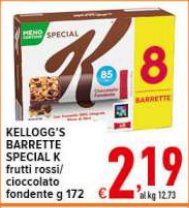 Barrette Special K frutti rossi/cioccolato fondente g 172