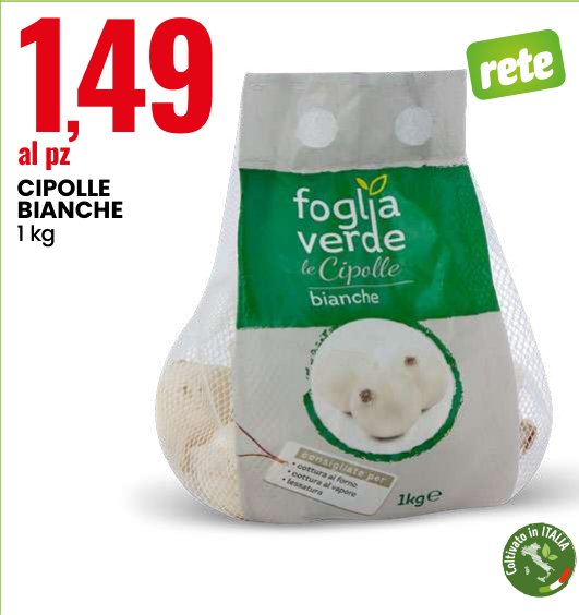 Cipolle bianche 1 kg