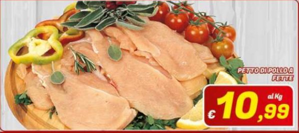 Petto di pollo a fette