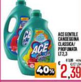 Candeggina classica e profumata 2,3 l