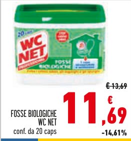 Fosse biologiche WC Net, 20 capsule