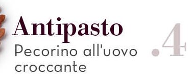 Pecorino all'uovo croccante