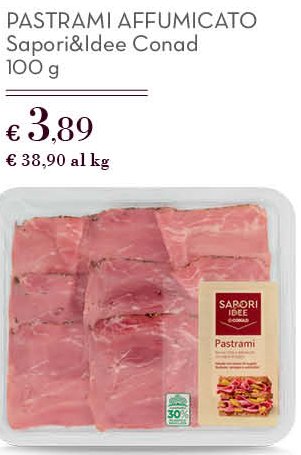 Pastrami affumicato, 100 g