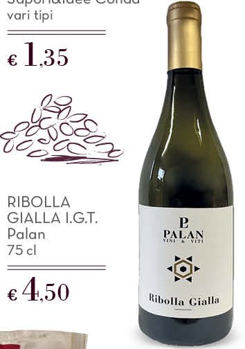 Ribolla Gialla I.G.T. Palan, 75 cl