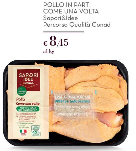 Pollo in parti Come una volta Sapori&Idee Percorso Qualità Conad