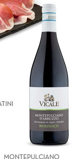Montepulciano d'Abruzzo D.O.C. biologico 75 cl