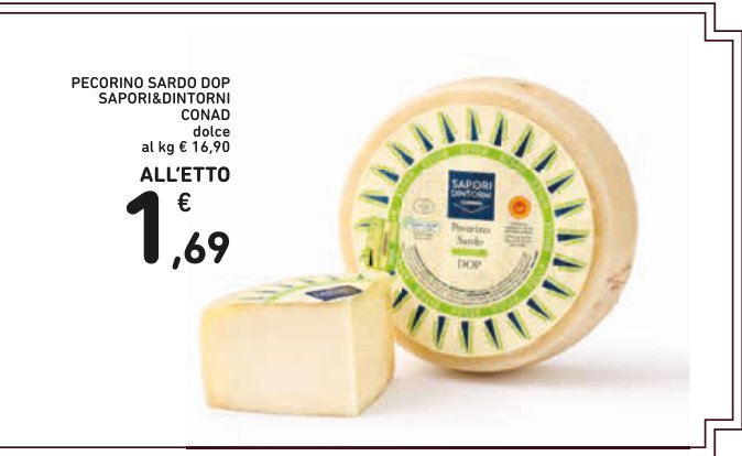 Pecorino Sardo DOP Sapori&Dintorni Conad dolce