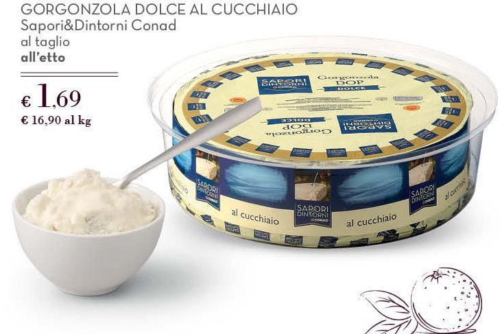 Gorgonzola dolce al cucchiaio