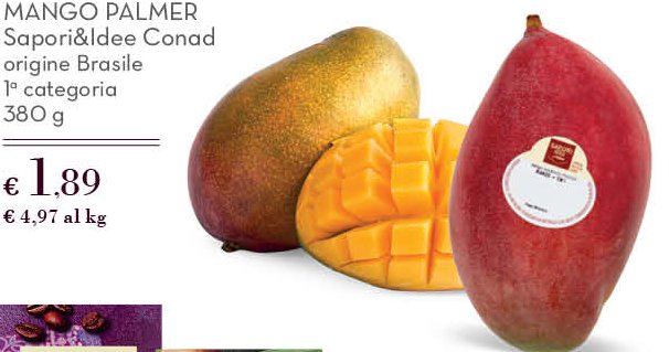 Mango Palmer, origine Brasile, 1ª categoria, 380 g