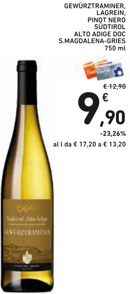 Gewürztraminer, Lagrein, Pinot Nero Südtirol Alto Adige DOC S. Magdalena-Gries, 750 ml