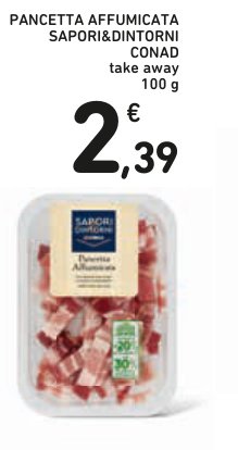 Pancetta affumicata take away 100 g