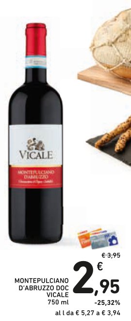 Montepulciano d’Abruzzo Vicale 750 ml