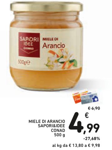Miele di Arancio Sapori&Idee Conad 500 g
