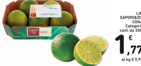 Lime Categoria I confezione da 300 g
