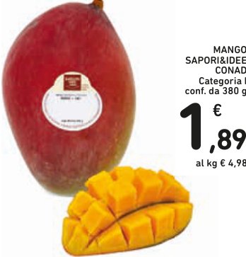 Mango Categoria I confezione da 380 g