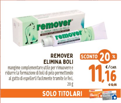 Remover Elimina Boli, 20 g