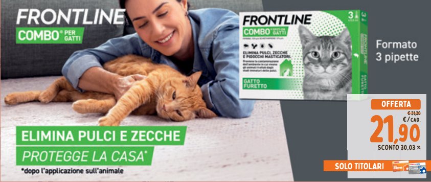 Combo per gatti, formato 3 pipette