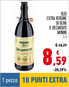 Olio extravergine di oliva Il Decantato 1 l