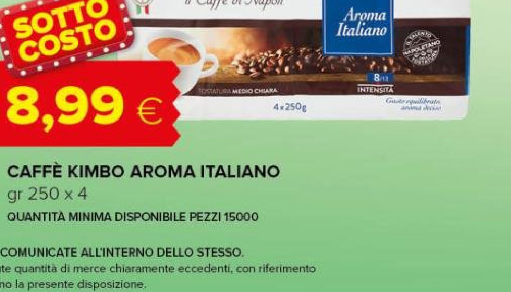 Caffè Aroma Italiano, 4 x 250 g