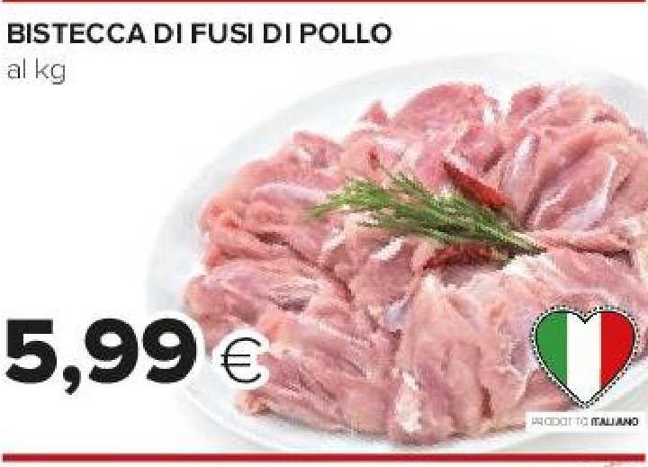 Bistecca di fusi di pollo
